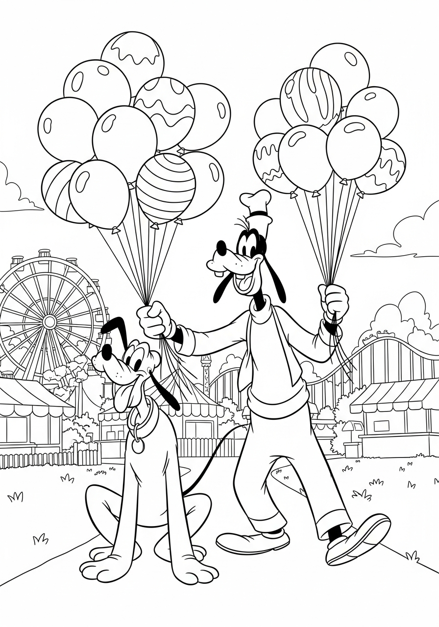 Pluto Coloring Pages 12 Pluto adult coloring pages