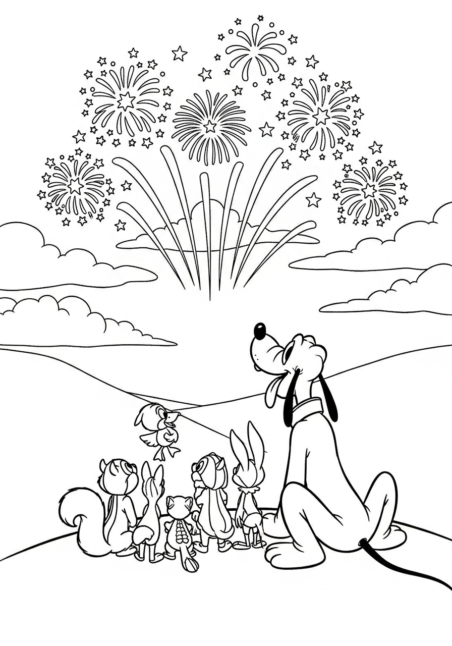 Pluto Coloring Pages 18 fun Pluto coloring pages