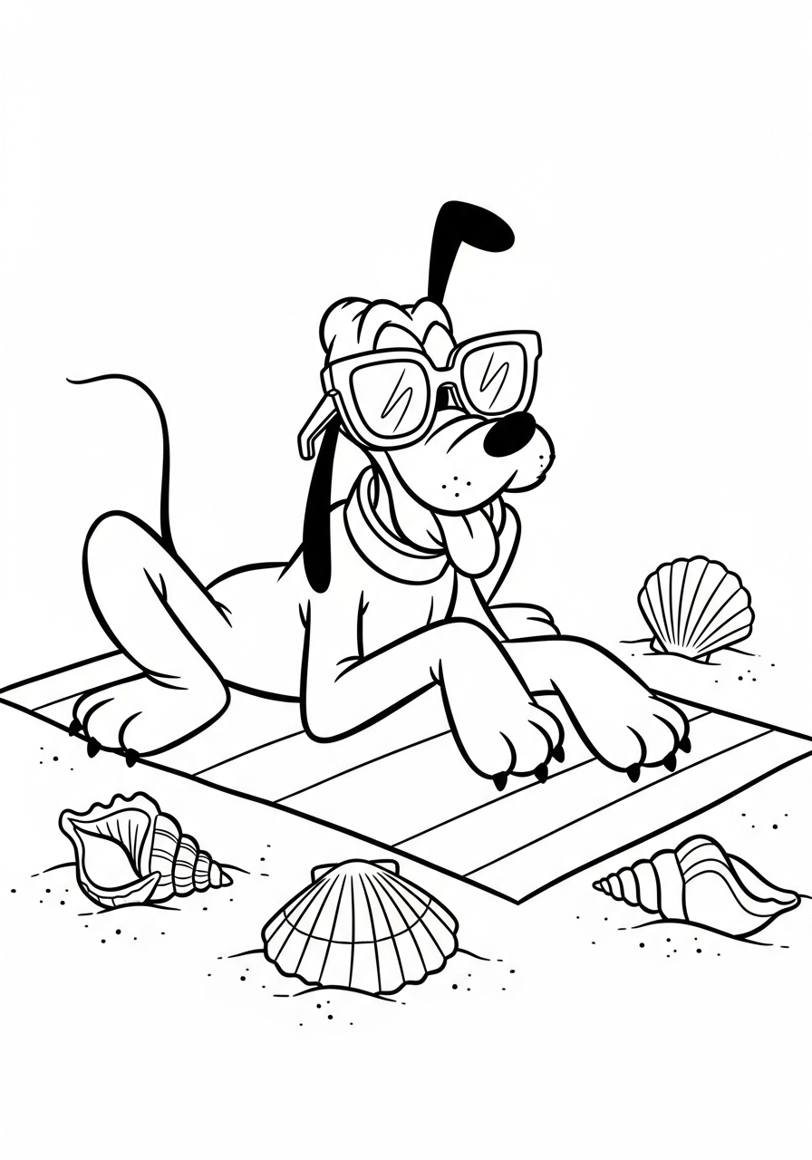 Pluto Coloring Pages 19 free Pluto printable coloring pages