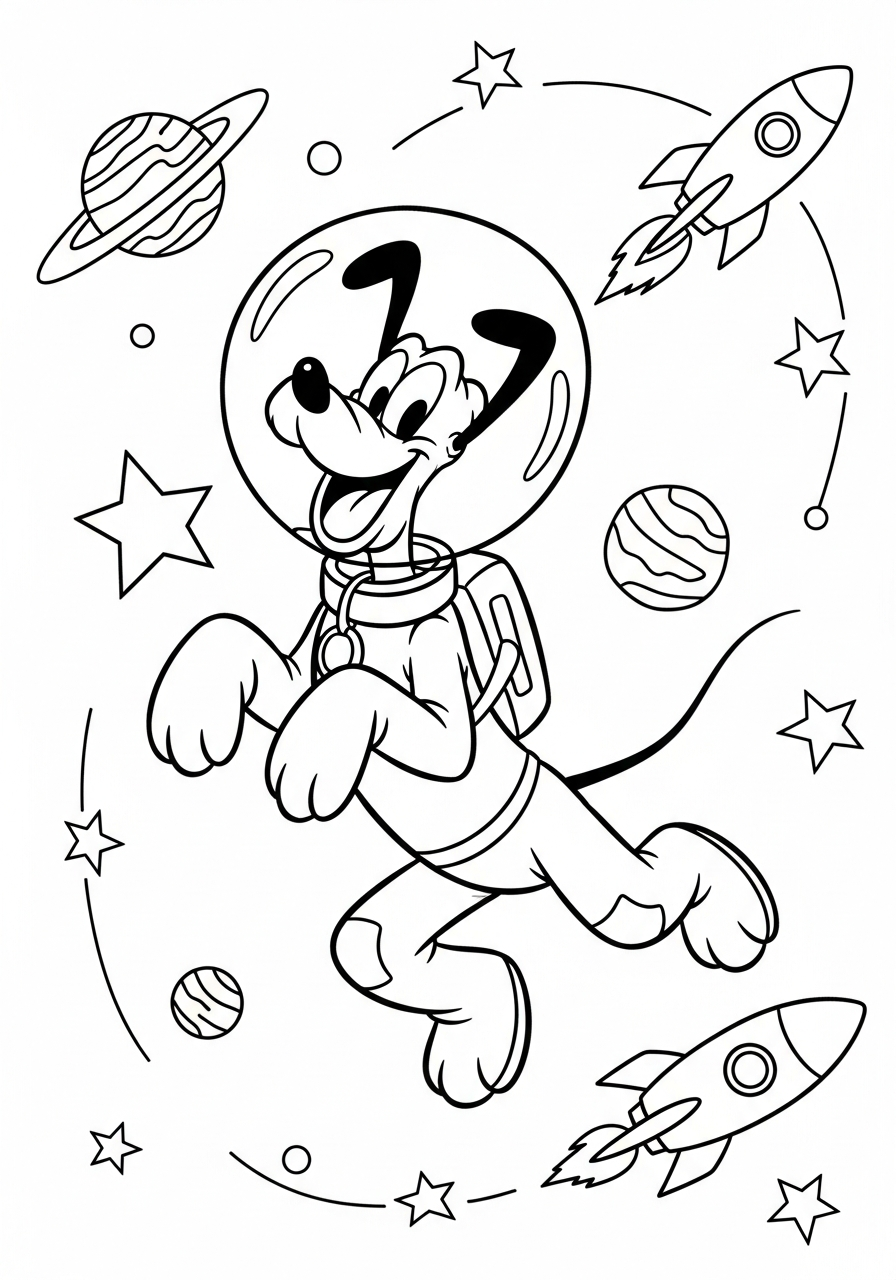 Pluto Coloring Pages 20 Pluto printable coloring pages