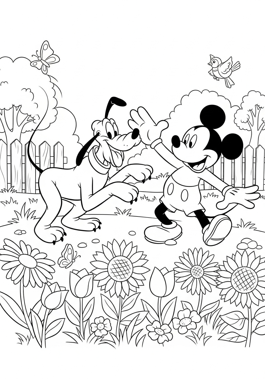 Pluto Coloring Pages 4 printable coloring pages Pluto