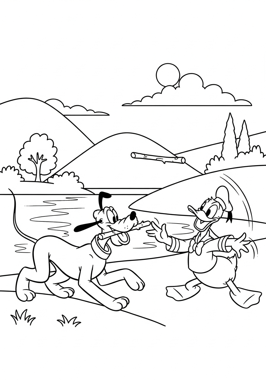 Pluto Coloring Pages 10 kids Pluto coloring pages