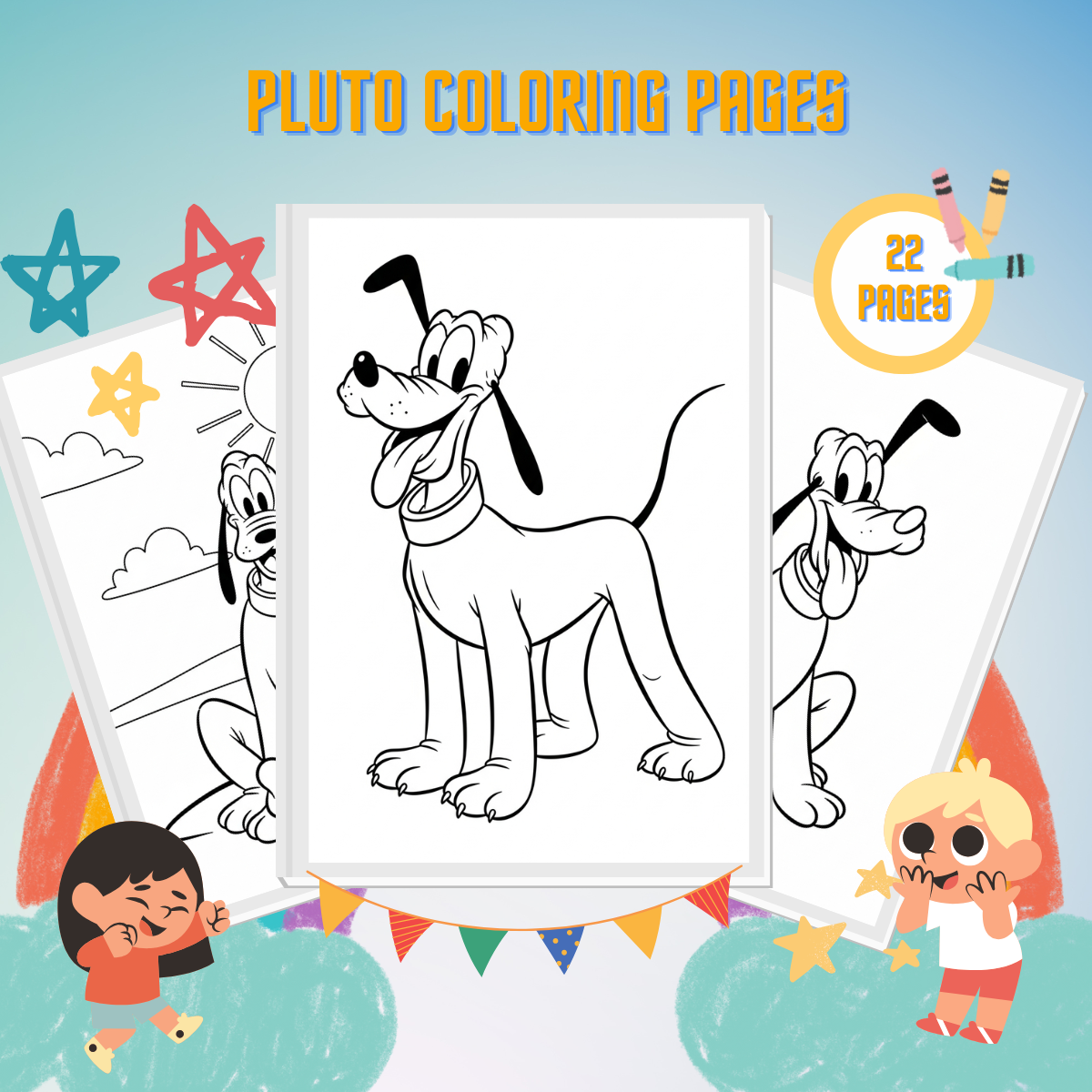 Pluto Coloring Pages thumbnail