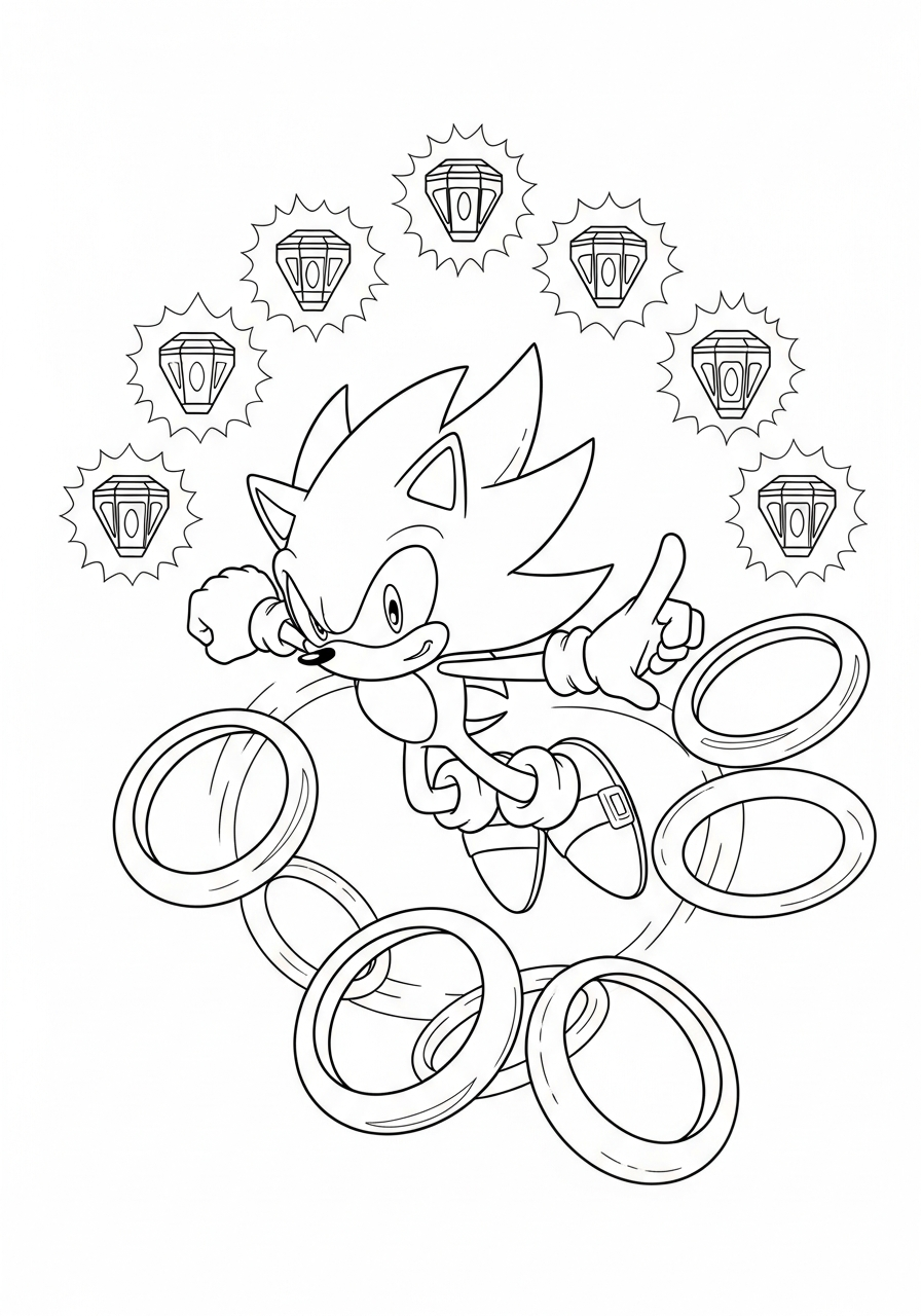 Super Sonic Coloring Pages 2 Super Sonic coloring pages grinch