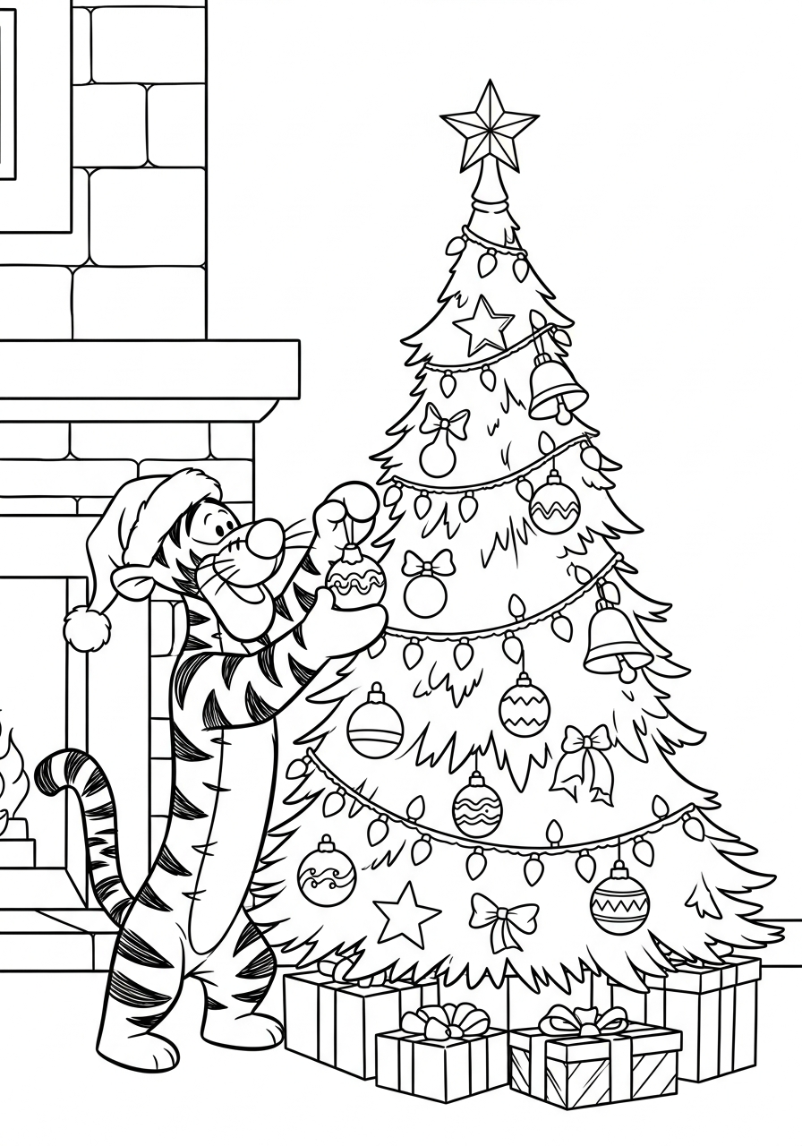 adult coloring pages Tigger