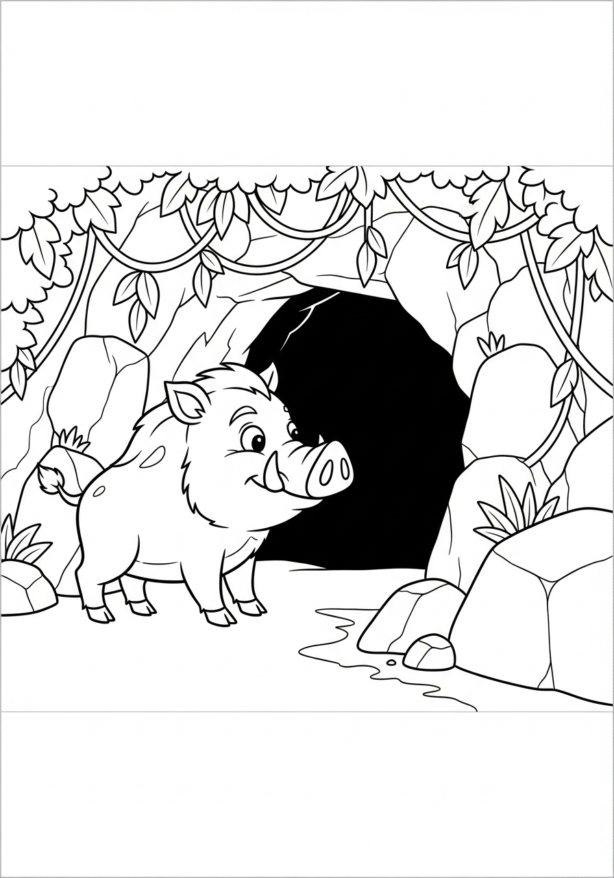 Wild Boar coloring pages grinch