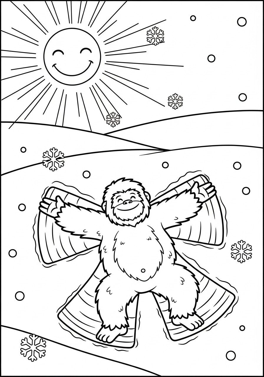 Yeti Coloring Pages 14 Yeti coloring pages printable