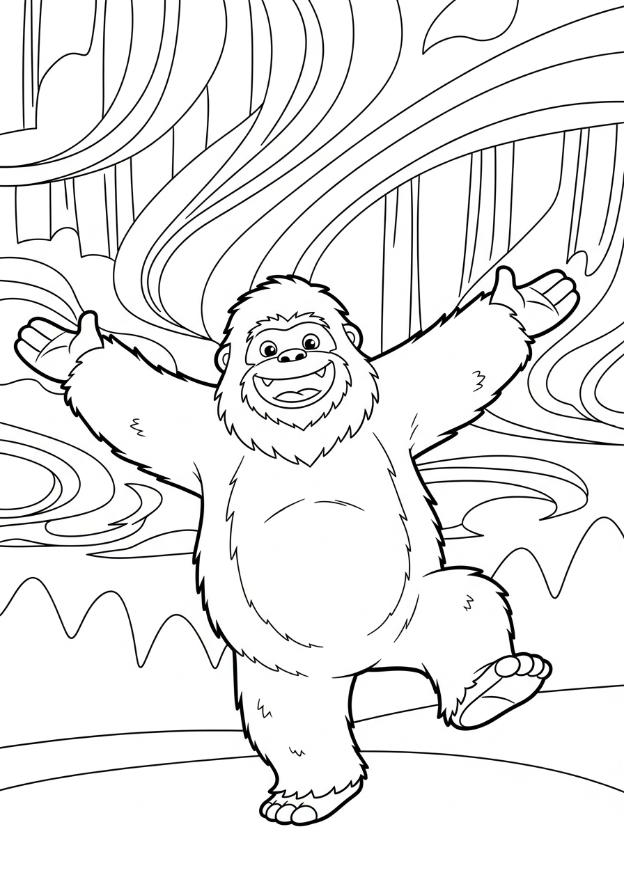 Yeti Coloring Pages 17 free coloring pages Yeti