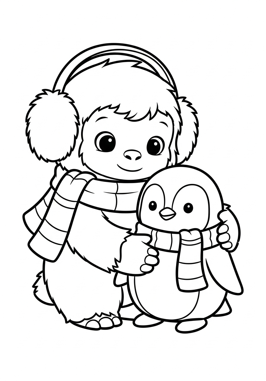 Yeti Coloring Pages 18 Yeti coloring pages free printable 1