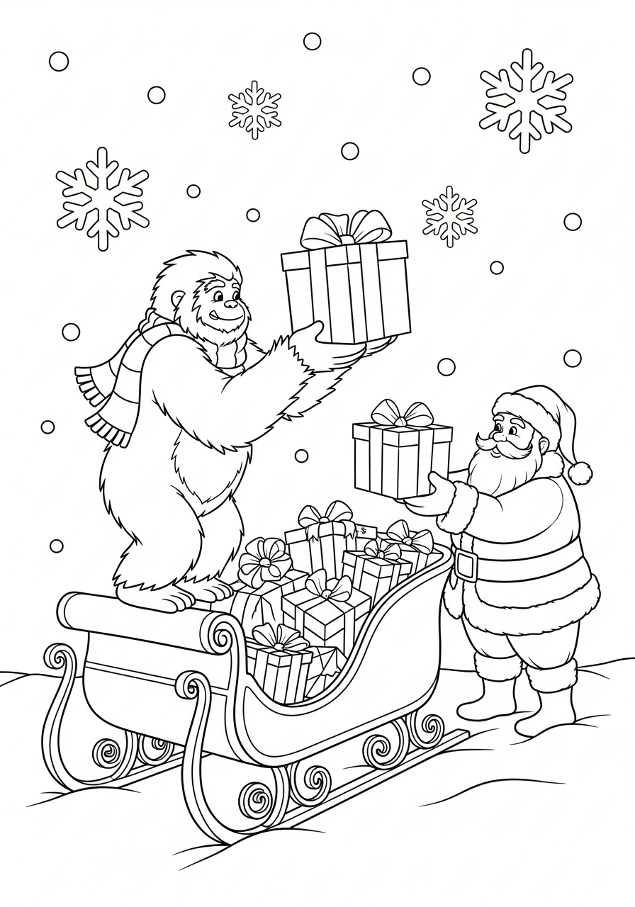 Yeti Coloring Pages 21 free Yeti printable coloring pages