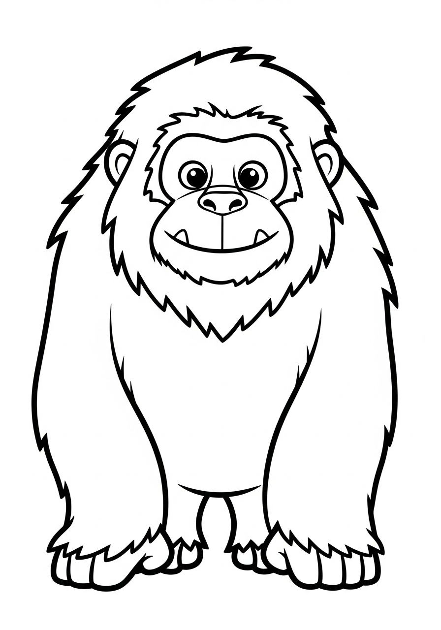 Yeti Coloring Pages 4 grinch Yeti coloring pages