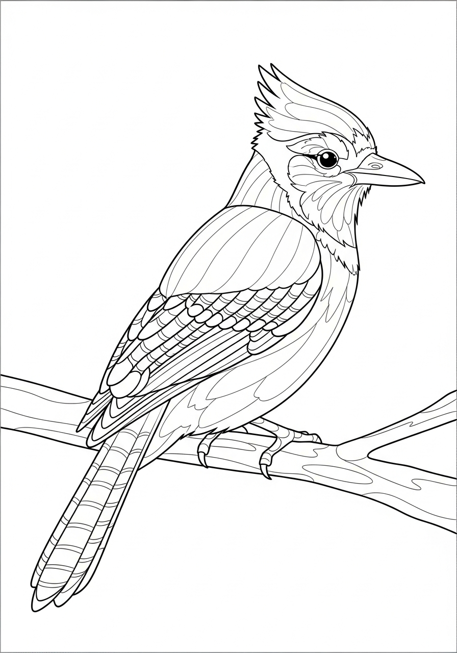 Blue Jay Coloring Pages 2 Blue Jay coloring pages for adults easy