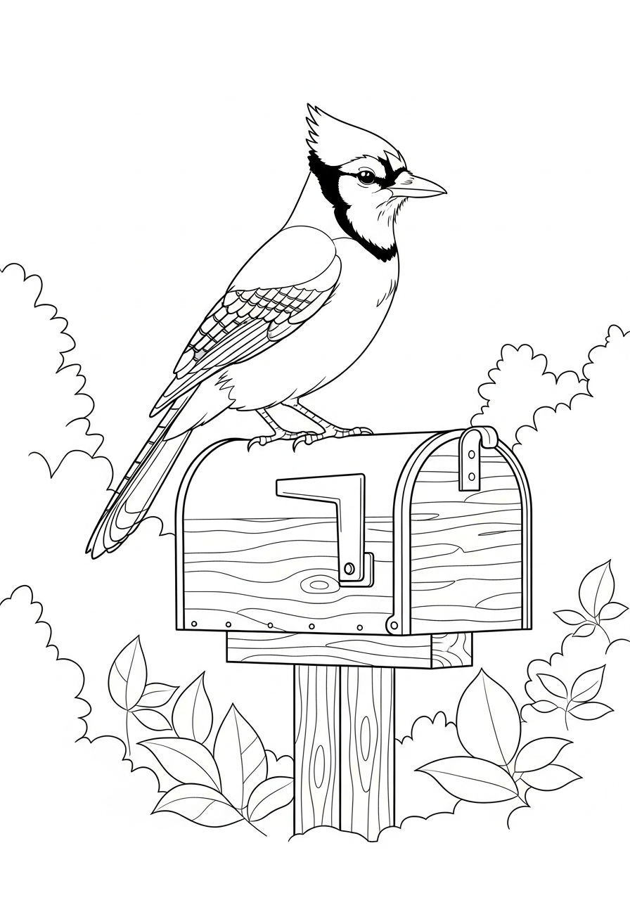 Blue Jay Coloring Pages 16 printable coloring pages Blue Jay