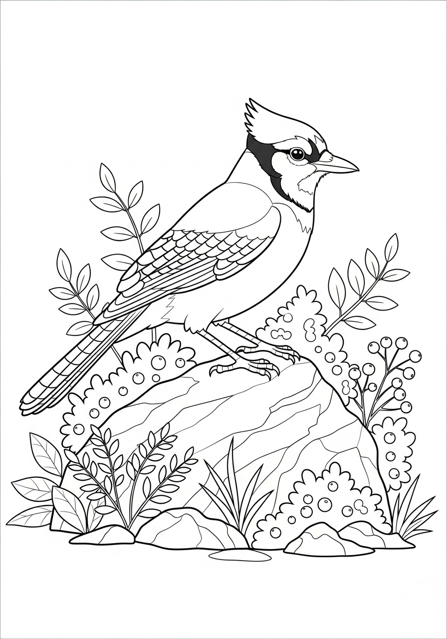 Blue Jay Coloring Pages 17 old-fashioned Blue Jay coloring pages