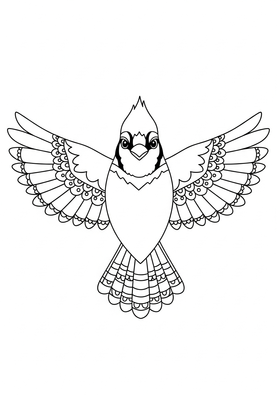 Blue Jay Coloring Pages 7 adult Blue Jay coloring pages