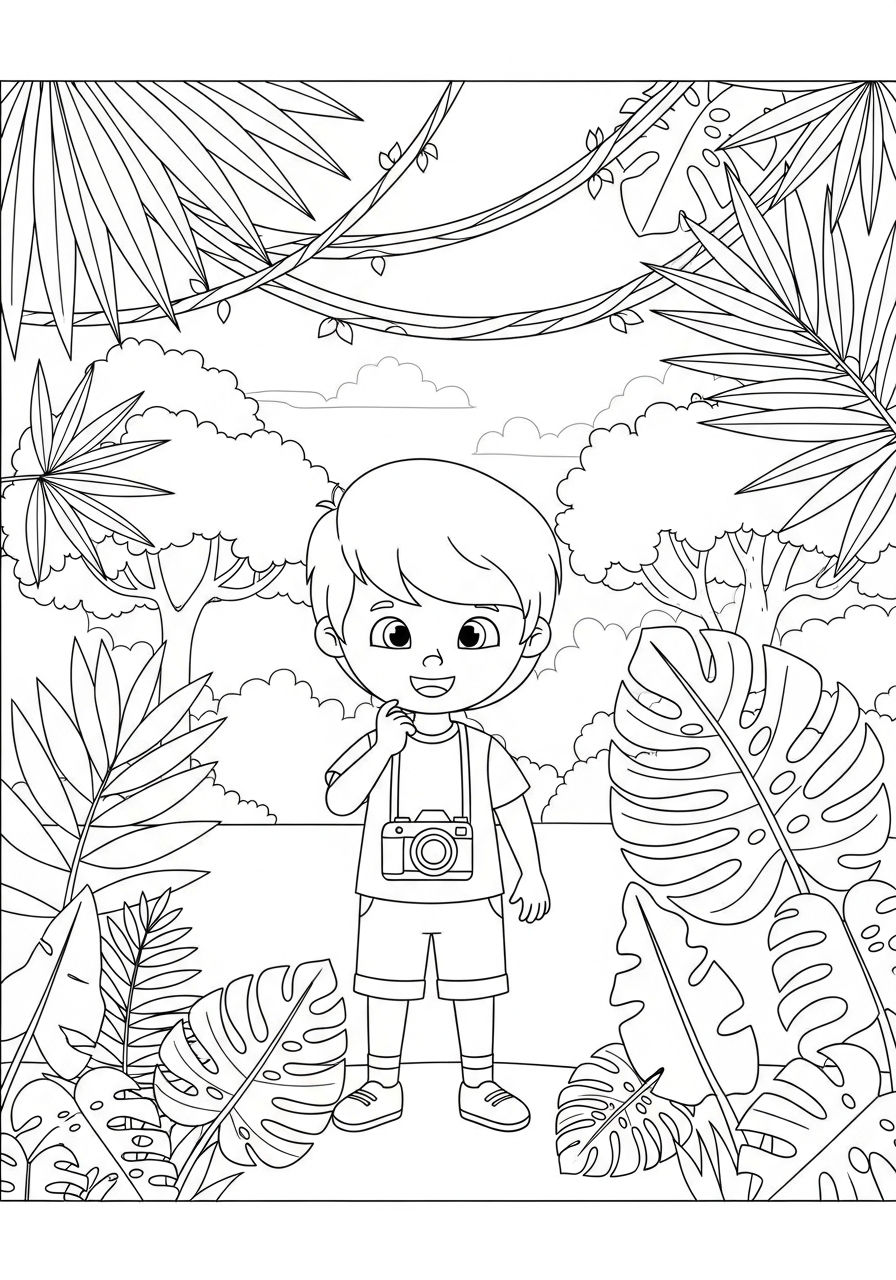 free coloring Camera pages