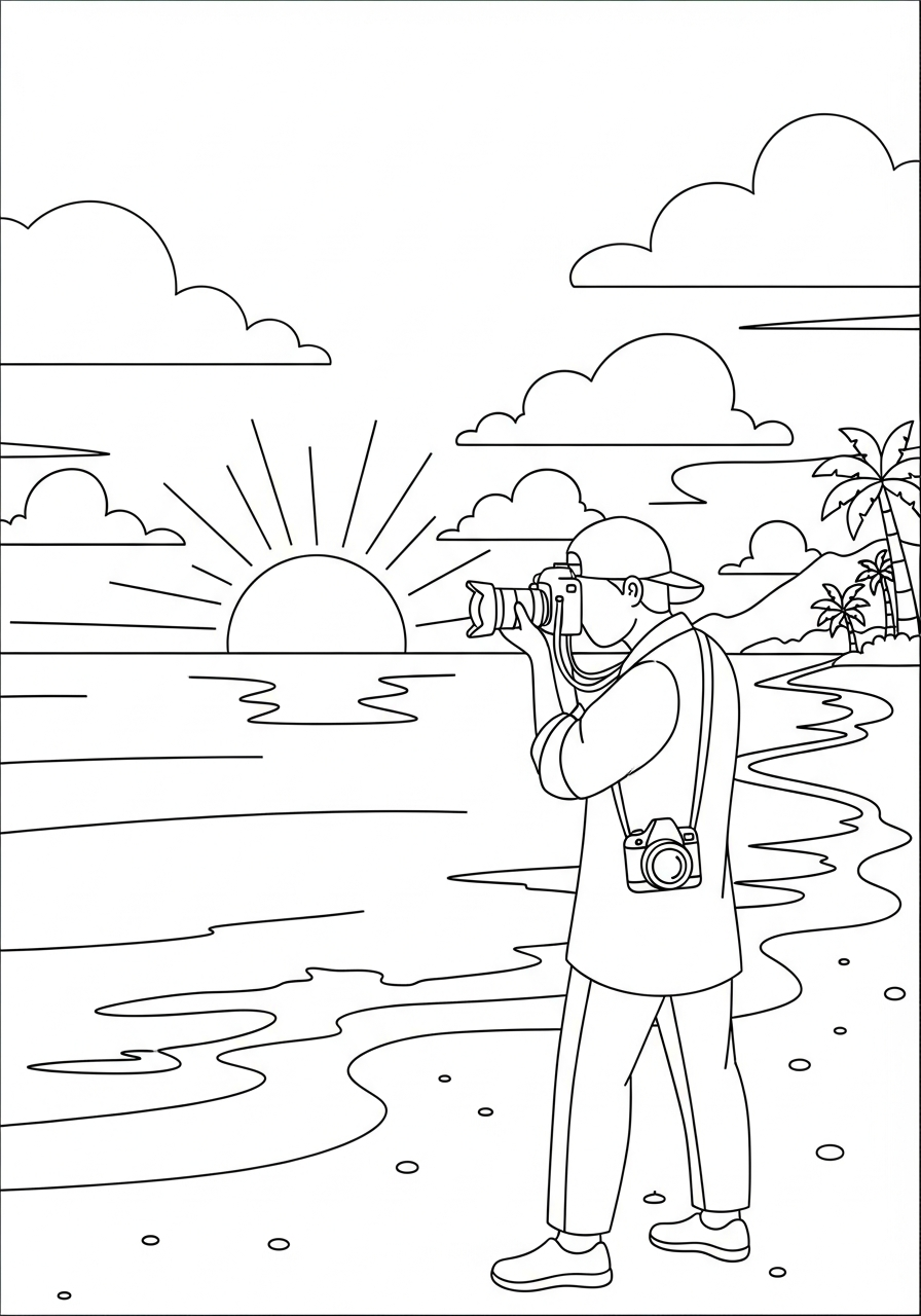 free coloring pages Camera