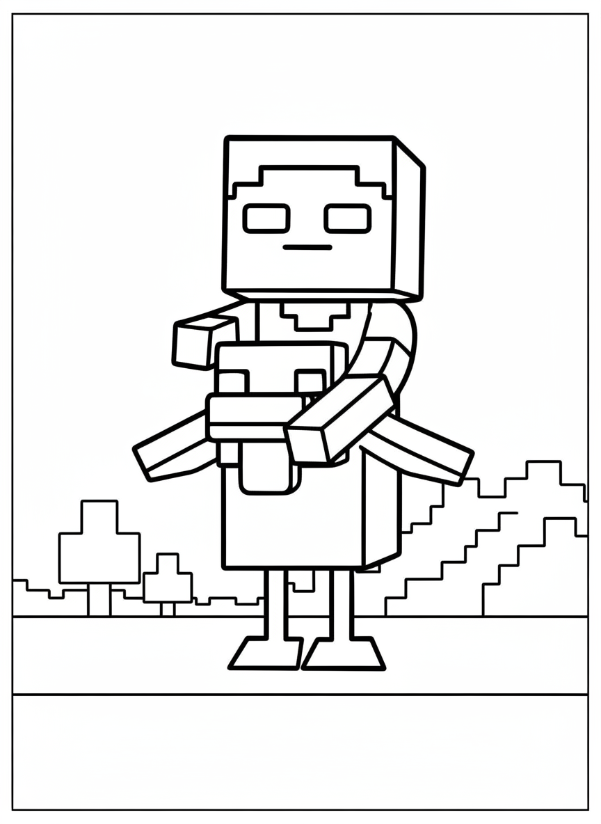 free printable Chicken Jockey coloring pages 1