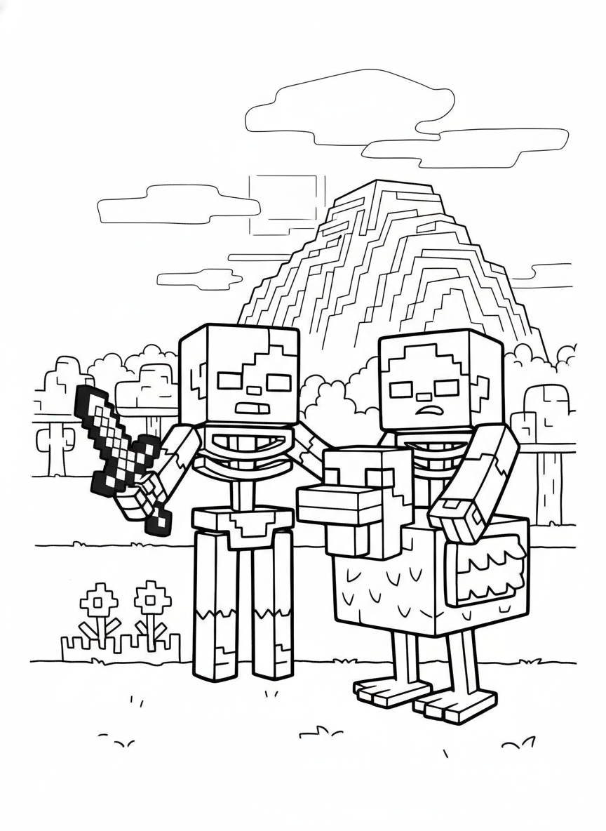 Chicken Jockey free coloring pages