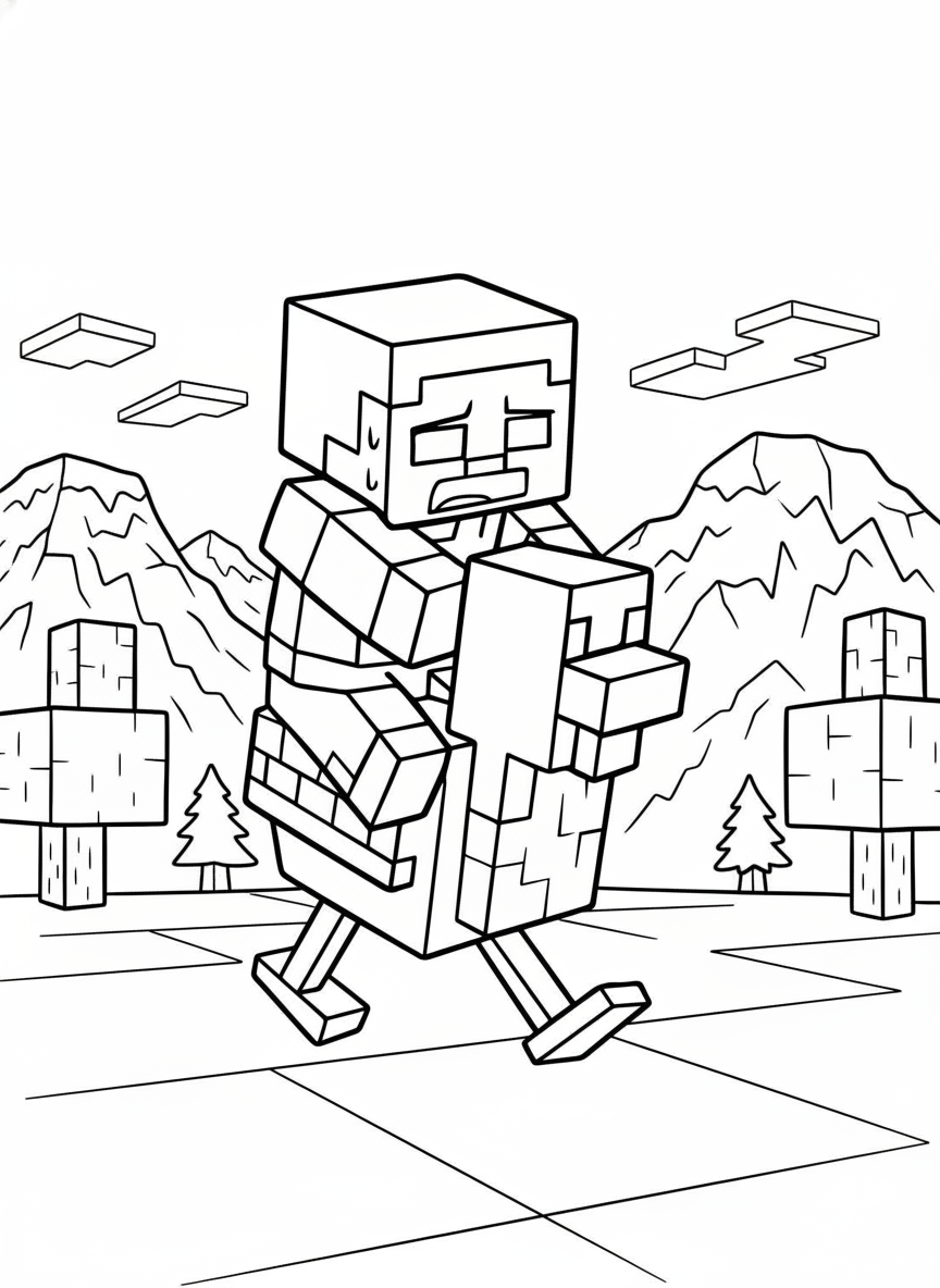 old-fashioned Chicken Jockey coloring pages