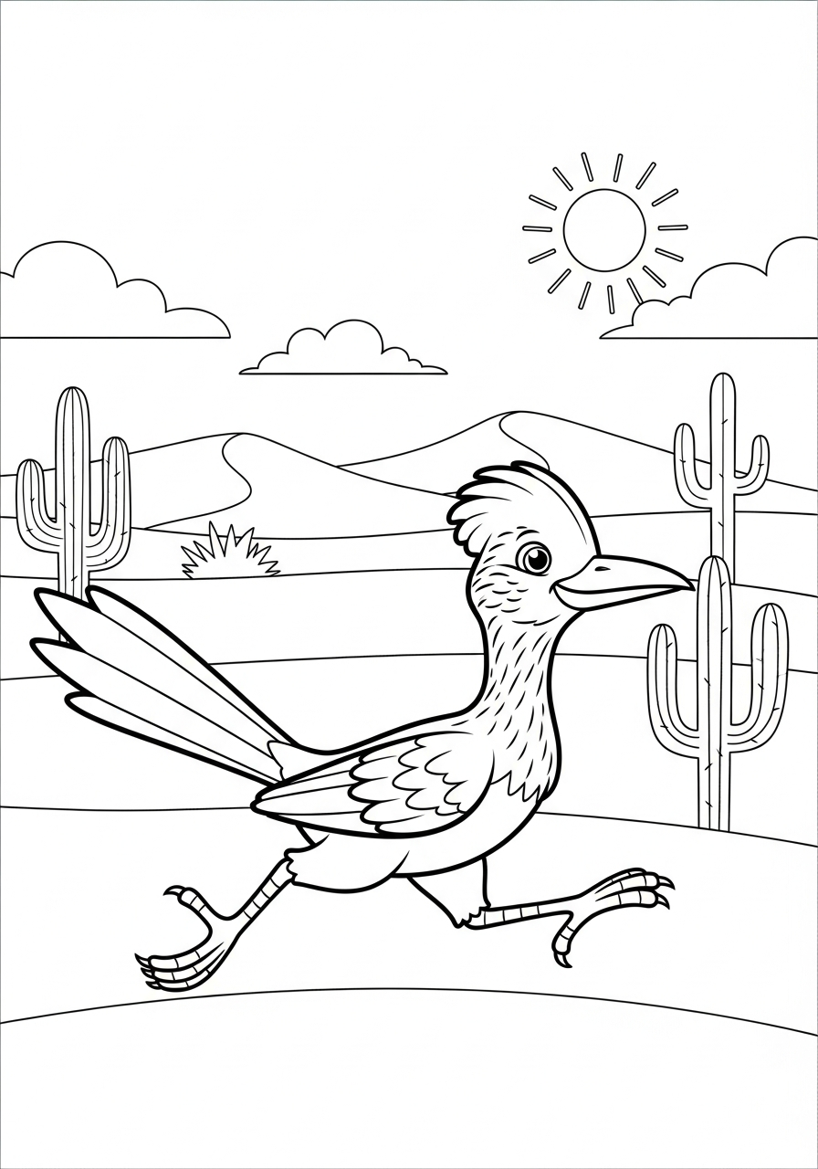 free printable Desert coloring pages