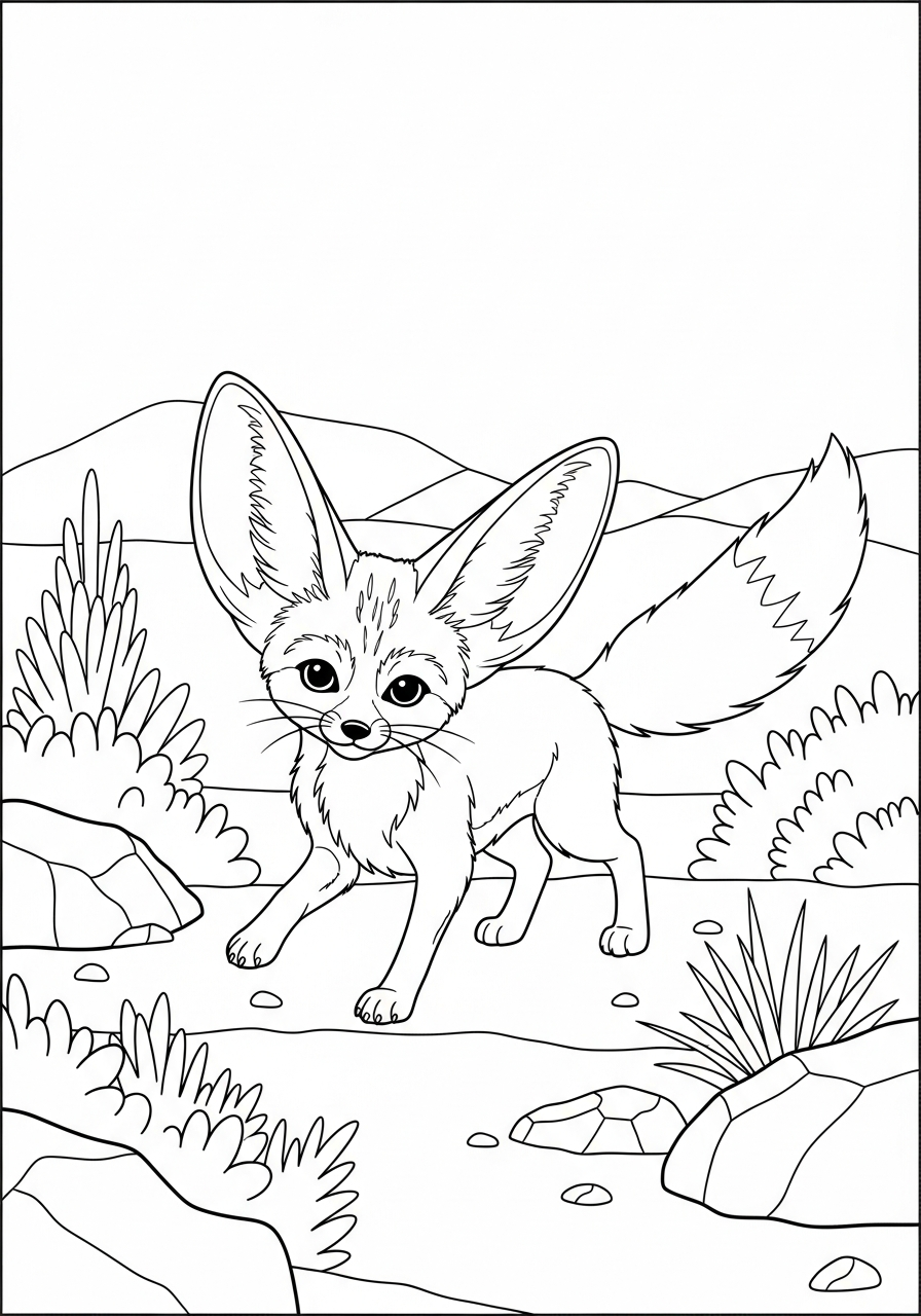 adult coloring pages Desert
