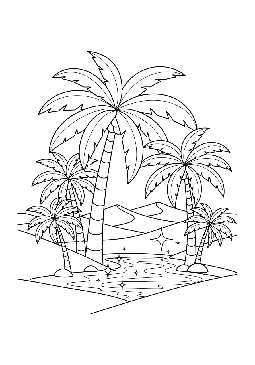 grinch Desert coloring pages