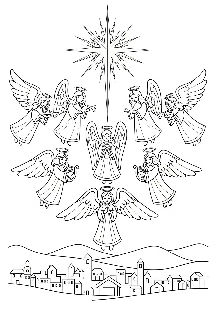 free Epiphany coloring pages pdf
