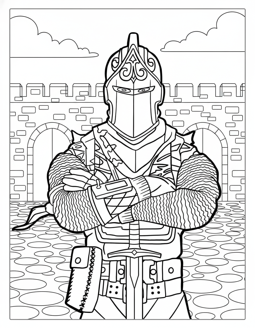 Fortnite Coloring Pages 16 free Fortnite printable coloring pages