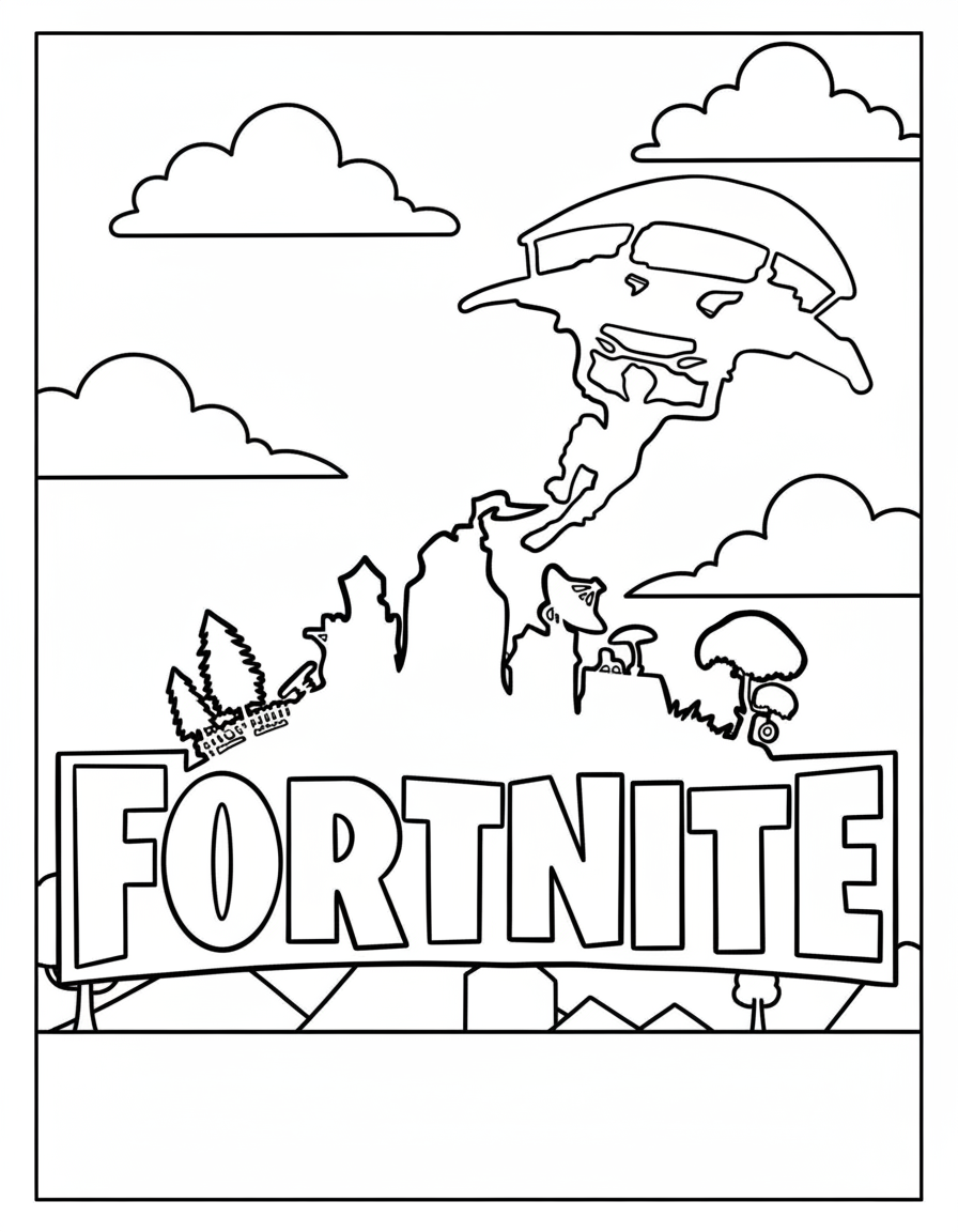 Fortnite Coloring Pages 3 Fortnite coloring pages for adults pdf