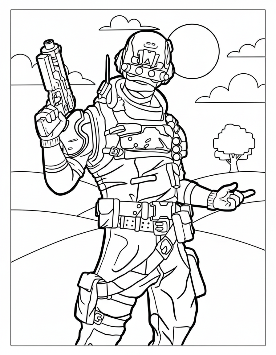 Fortnite Coloring Pages 24 free coloring pages Fortnite 1