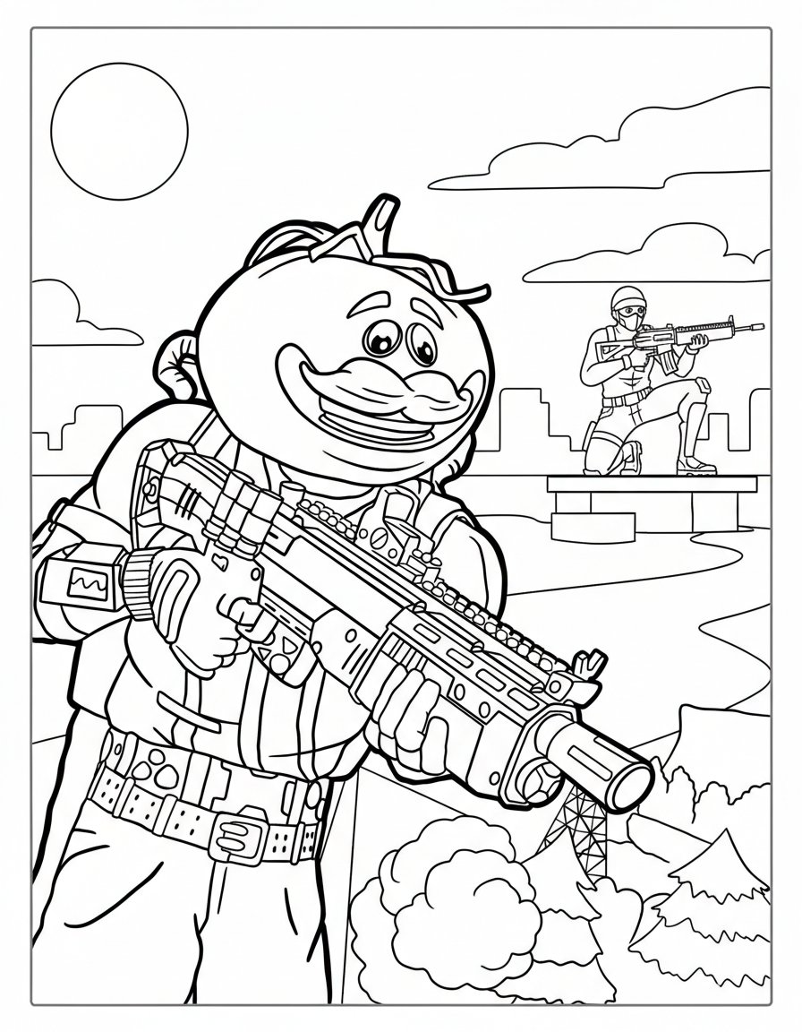 Fortnite Coloring Pages 26 kids Fortnite coloring pages