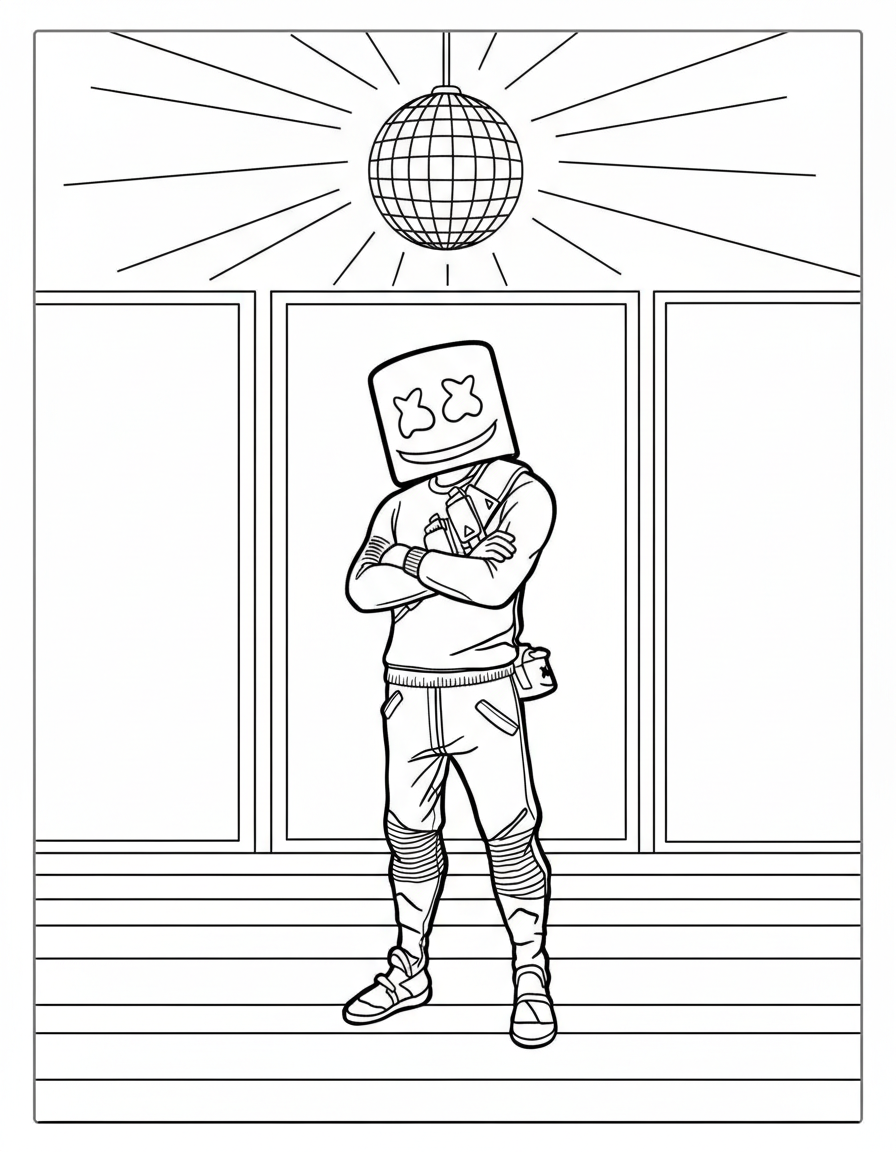 Fortnite Coloring Pages 4 detailed Fortnite coloring pages for adults