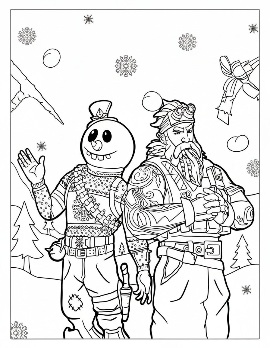 Fortnite Coloring Pages 9 coloring pages for Fortnite