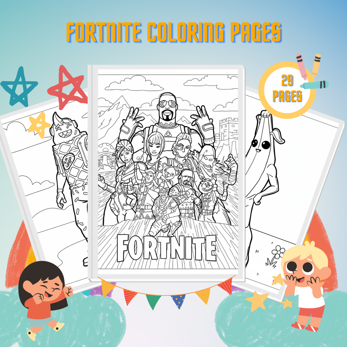Fortnite Coloring Pages thumbnail