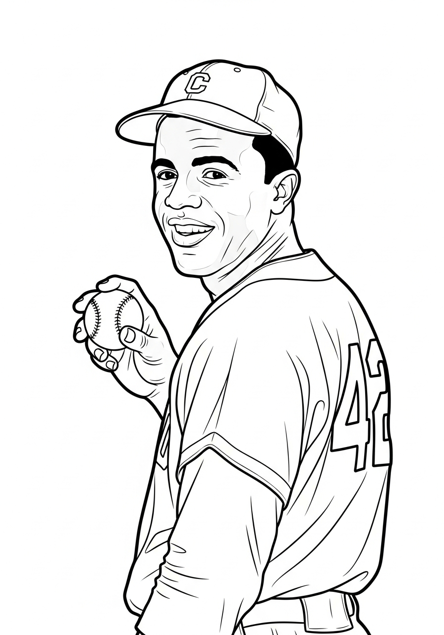 Jackie Robinson coloring pages grinch