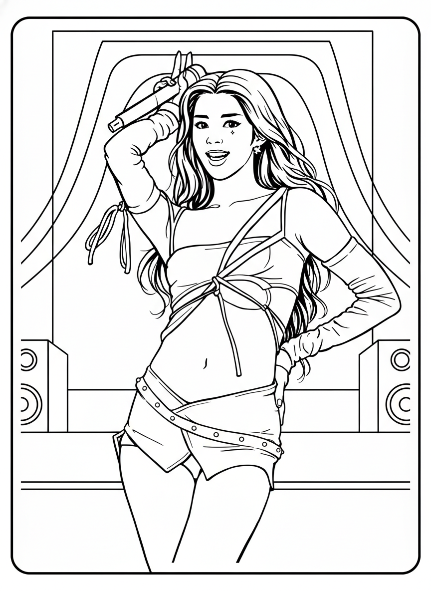 hard Katseye coloring pages