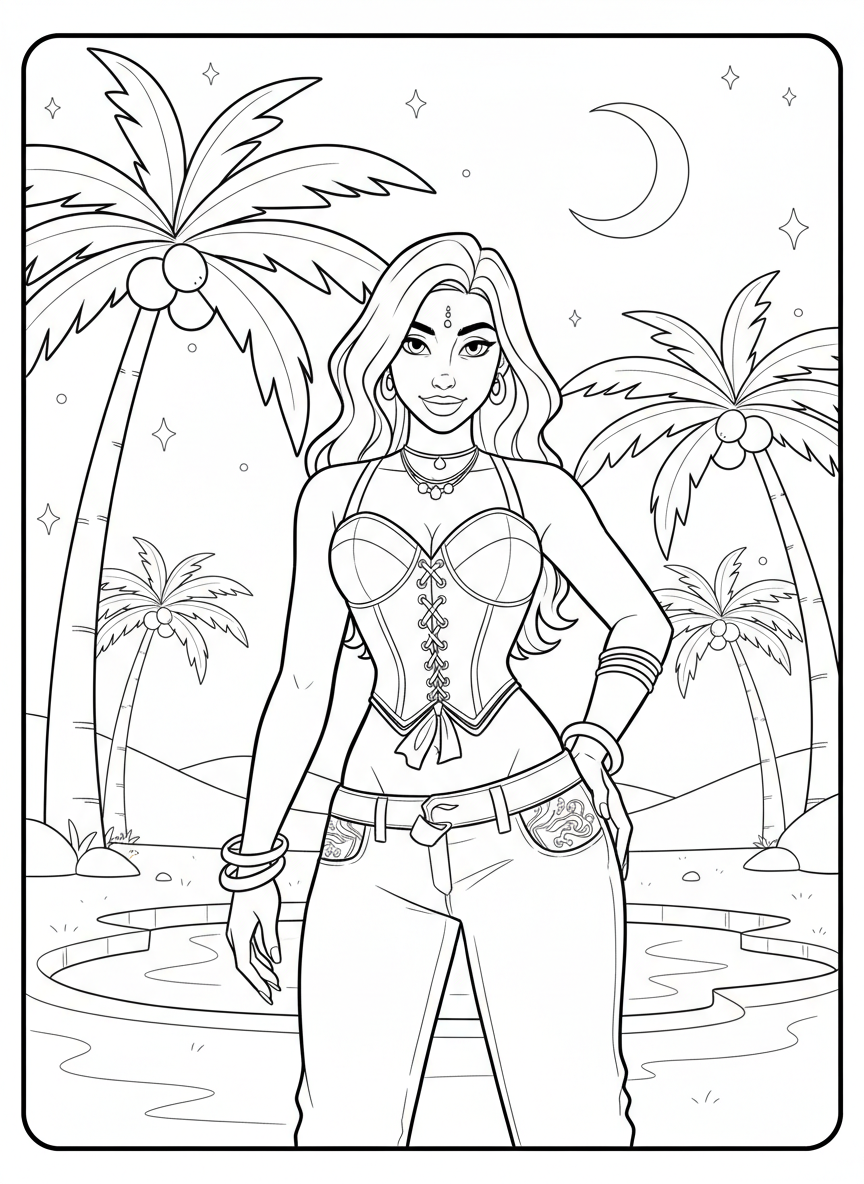 Katseye free coloring pages