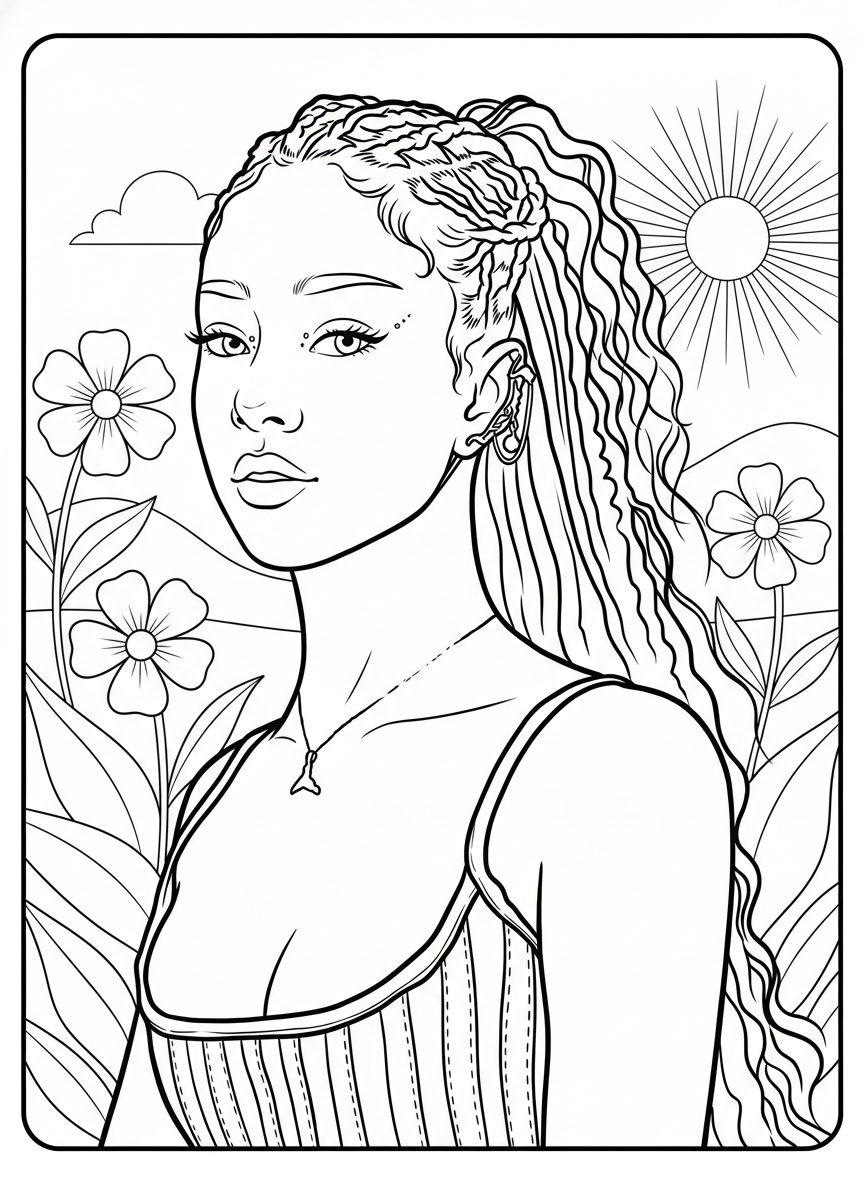 kids Katseye coloring pages