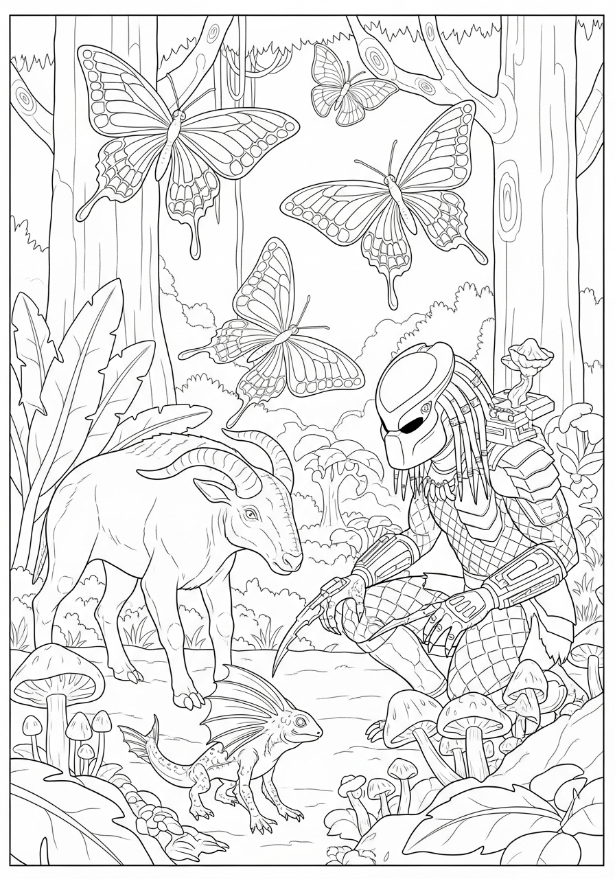 Predator Coloring Pages 9 Predator coloring pages pdf