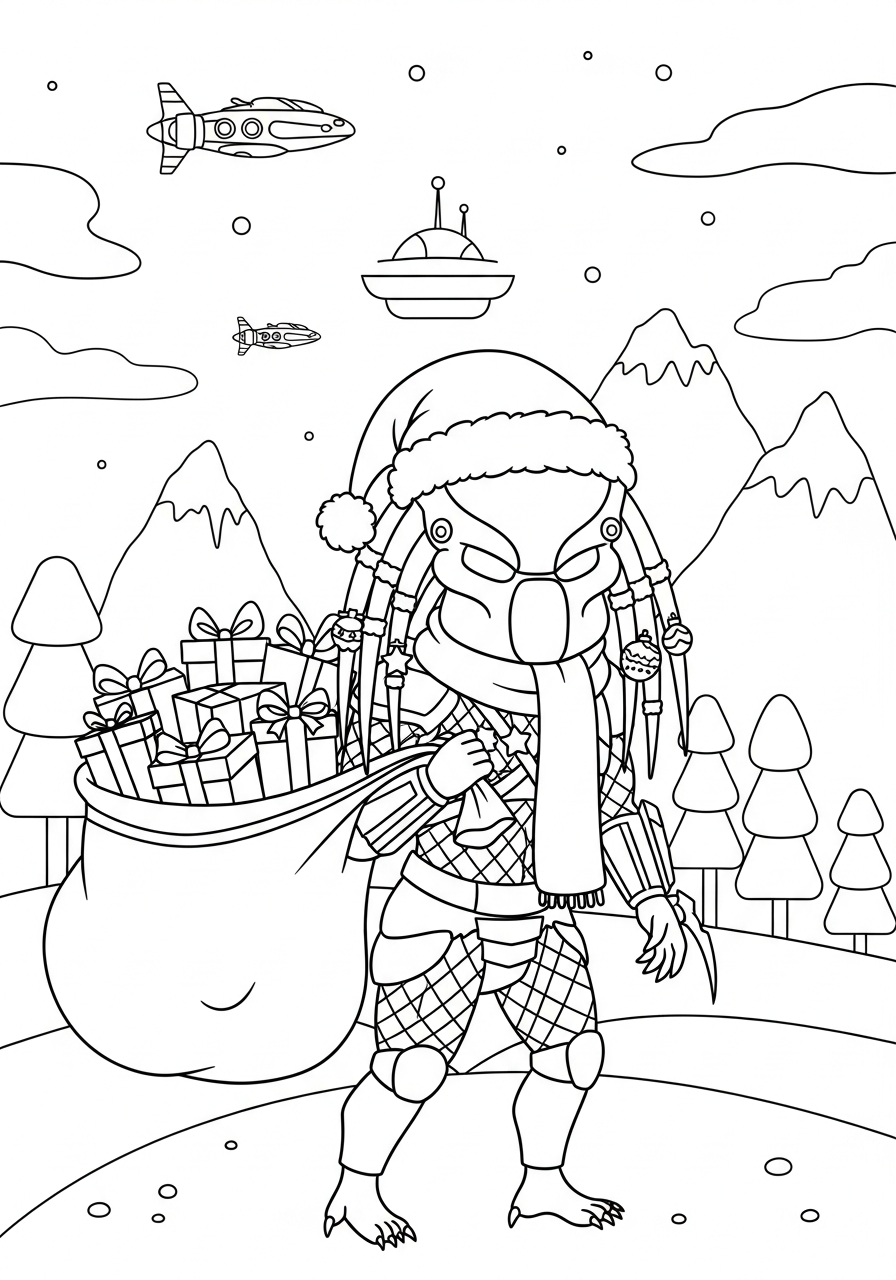 Predator Coloring Pages 6 coloring Predator pages