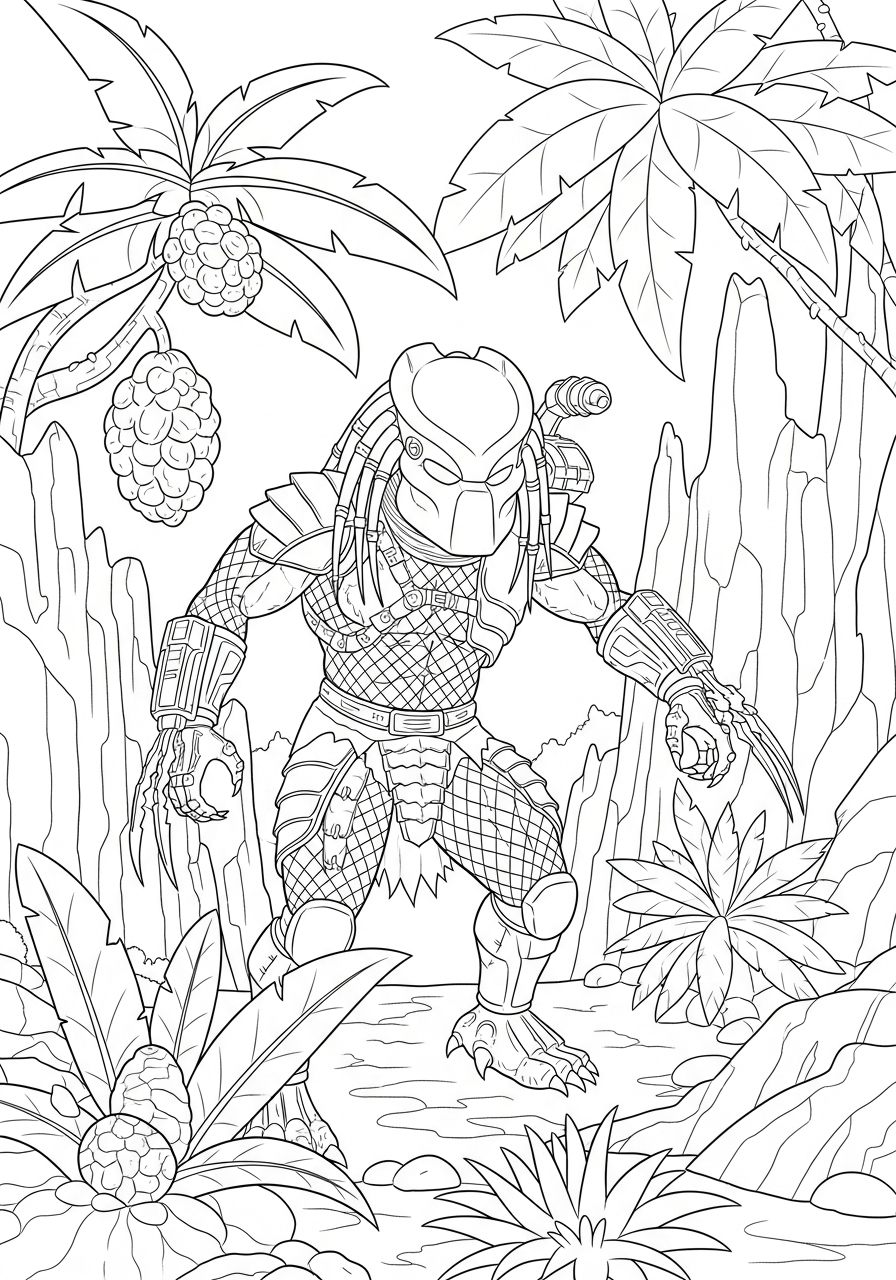 Predator Coloring Pages 18 kids Predator coloring pages