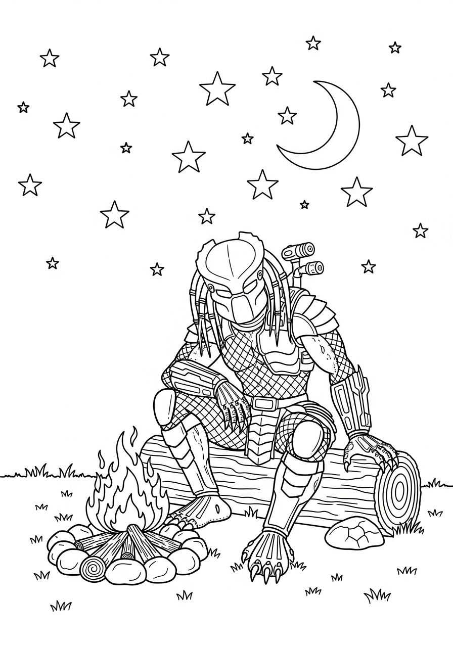 Predator Coloring Pages 15 preschool Predator coloring pages