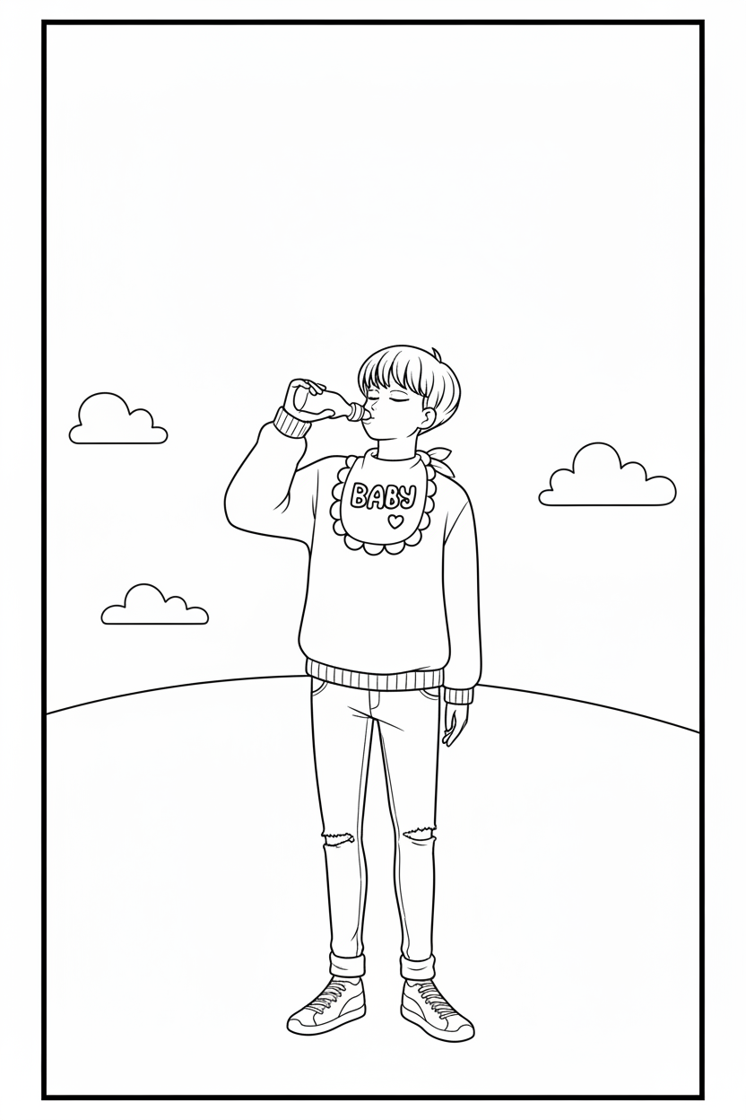Saja Boys coloring pages pdf