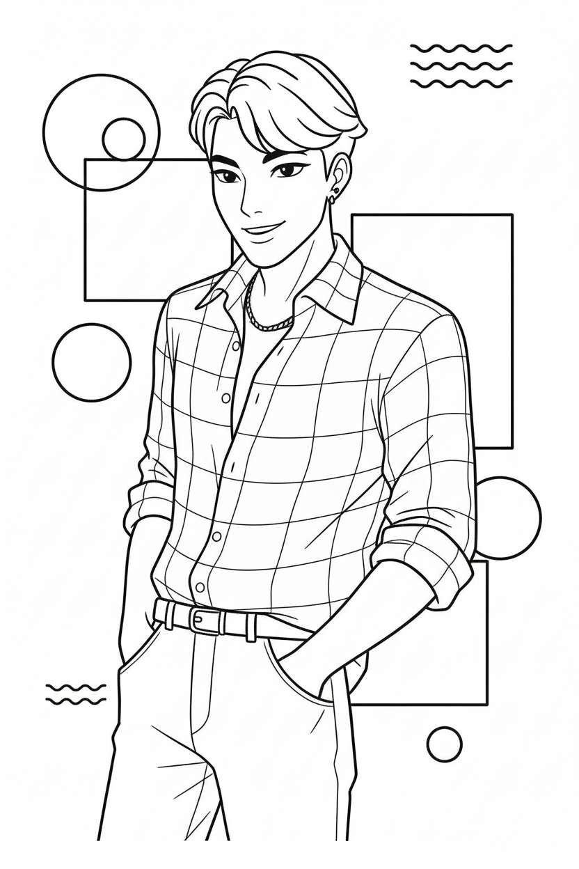 coloring pages Saja Boys