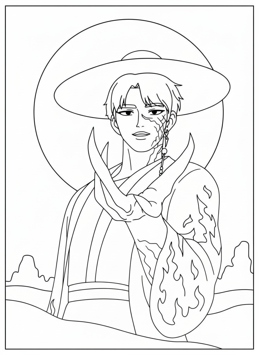 hard Saja Boys coloring pages