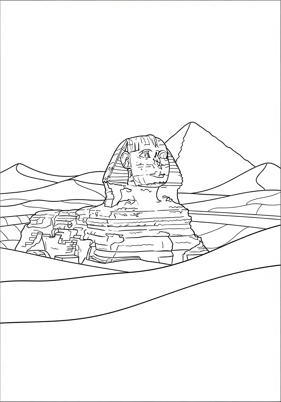 Sphinx Coloring Pages 11 Sphinx free coloring pages