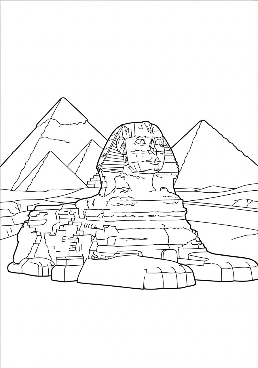 Sphinx Coloring Pages 10 Sphinx coloring pages pdf