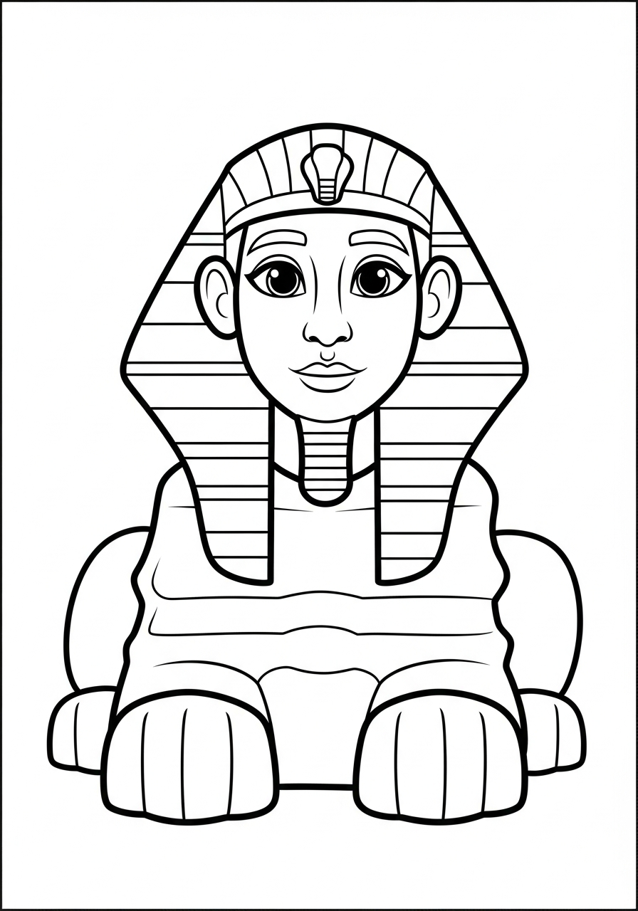 Sphinx Coloring Pages 17 Sphinx coloring pages for kids