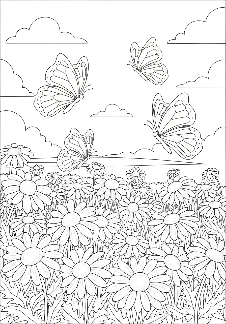 Spring Coloring Pages 11 detailed Spring coloring pages for adults